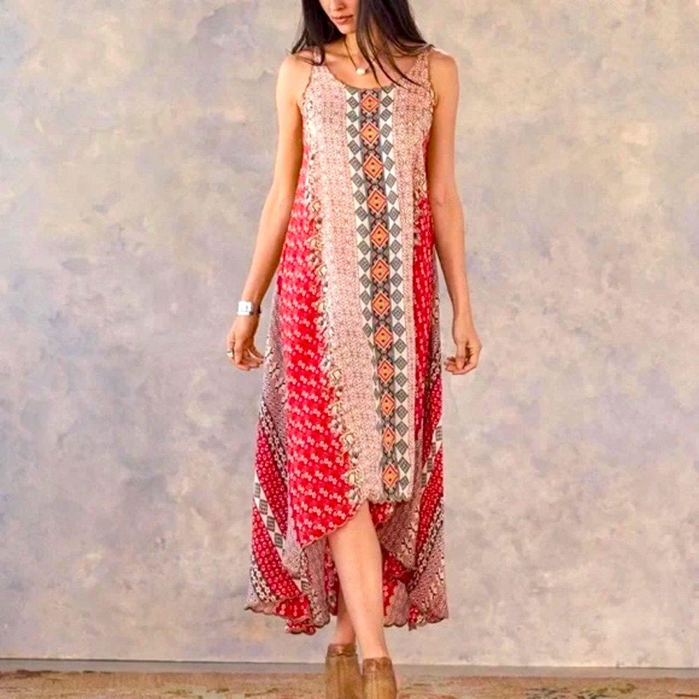 Johnny Was Hazel Georgette Dress (slip) Size small/maxi